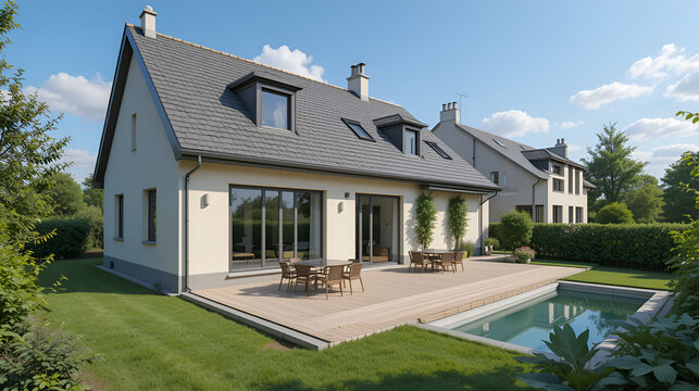 terrasse maison neuve