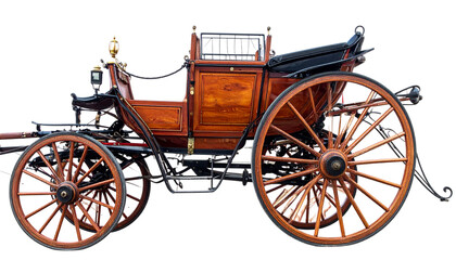 Fototapeta premium Antique Wooden Carriage