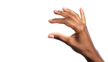 Black woman's hand gesturing
