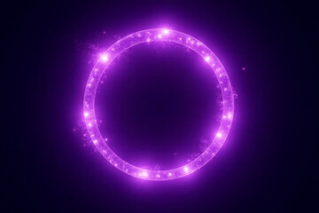 Obraz premium glowing neon sign with reflection