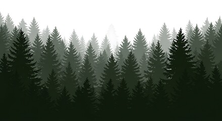 Obraz premium Emerald Canopy AI Generated