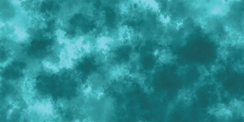 Smoke of Dreams in a Calm Fusion of Blue-Green Tones

