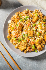 Homemade Asian Tofu Fried Rice