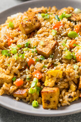 Homemade Asian Tofu Fried Rice