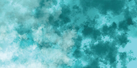 Expressive Atmospheric Ink in a Symphony of Turquoise Mist

