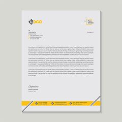 A Corporate Letterhead Design Template
