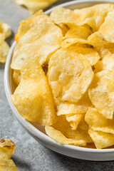 Salty Thin Potato Chip Crisps