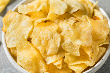 Salty Thin Potato Chip Crisps