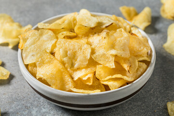 Salty Thin Potato Chip Crisps