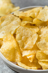 Salty Thin Potato Chip Crisps