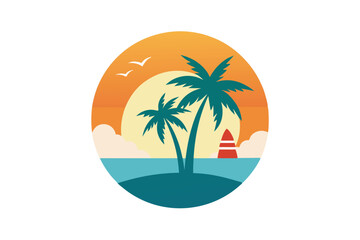 tropical beach background
