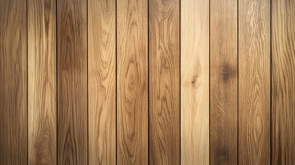 Obraz premium Elegant Wood Paneling: A close-up shot reveals an elegant arrangement of vertical wood panels, showcasing the natural grain and texture of the wood, exuding warmth and sophistication.