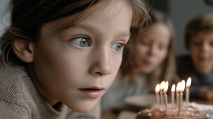 A bear gazes pensively at pastries behind a window, blending nature and human indulgence in a whimsical moment.