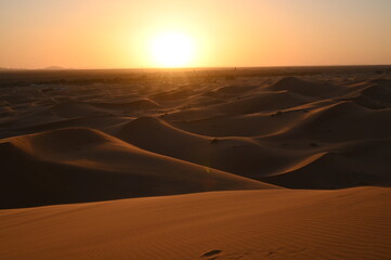 dunes de Merzouga (Maroc)