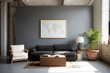 Modern living room furniture arrangement urban apartment interior design contemporary bright atmosphere stylish concept