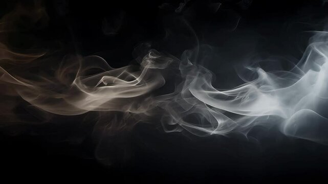 Ultra HD Dry fog motion background white smoke motion video smoke motion background white fume video smoke mist video smoke on a black motion video