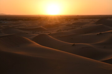 dunes de Merzouga (Maroc)