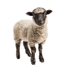 idle sheep in historical nordic field, 1930s mood
