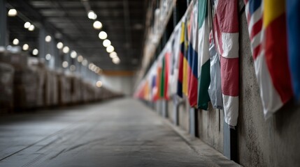 Glowing lines illuminate a world map, symbolizing global interconnectedness and digital connectivity.