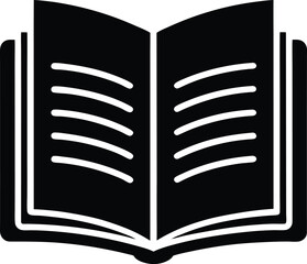 notebook open icon vector illustration