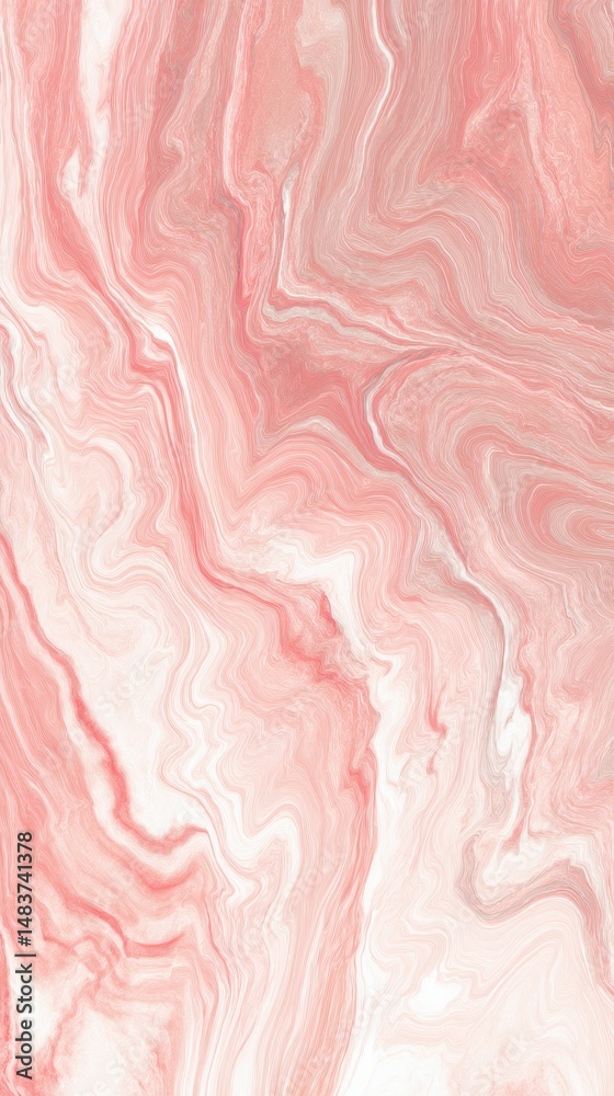Poster soft pink abstract marble texture with subtle swirls and flowing patterns for background or graphic 