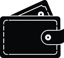 wallet money icon vector illustration