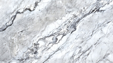Fototapeta premium Elegant Marble Texture: A close-up view of a polished marble surface, revealing intricate patterns and textures with streaks of grey and black creating a visually stunning effect.