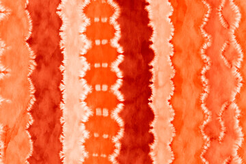 Orange tie-dye wallpaper in accordion fold layout, simple and classic with mandarin