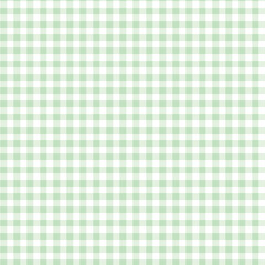 Light green and white gingham seamless pattern with soft checkered texture for textile, spring projects, and background design