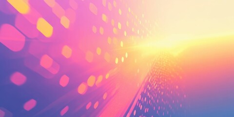 abstract background with soft gradient dots, pastel orange and lavender hues, smooth and minimal composition