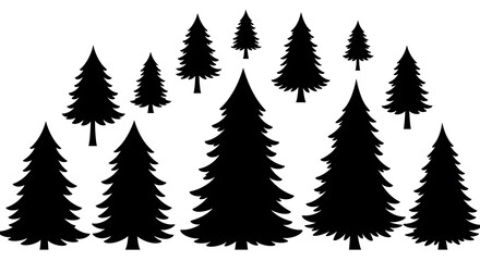 Fototapeta premium Silent Forest AI Generated