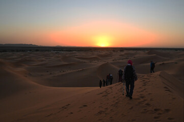 dunes de Merzouga (Maroc)