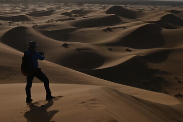 dunes de Merzouga (Maroc)
