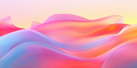Obraz premium abstract background with smooth gradient transitions, pale peach and light coral hues, and harmonious composition