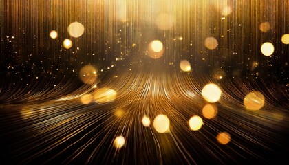 abstract gold glitter lights background