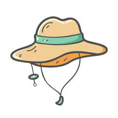 fishing hat icon, fishing hat vector illustration-simple illustration of fishing hat, perfect for fishing hat logos and icons