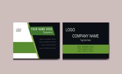Double-sided creative business card vector design, Double-sided creative business card vector design, Double-sided creative business card vector design
