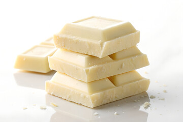 White Chocolate Pieces for Dessert