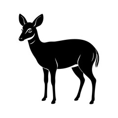 Fototapeta premium deer silhouette vector
