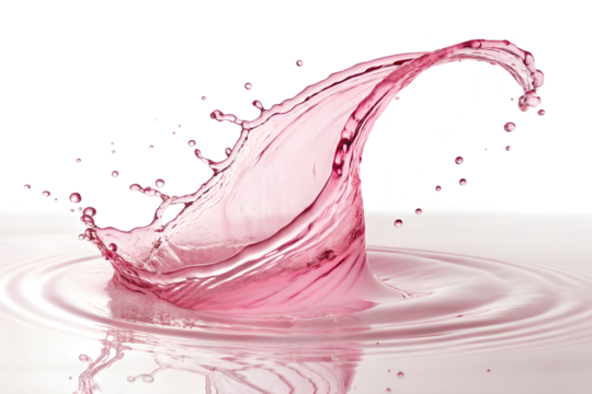 Pink Liquid Splash