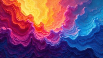 Fototapeta premium Vibrant abstract background with swirling colors and textures , texture, background, watercolor