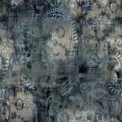 seamless flower pattern abstract design