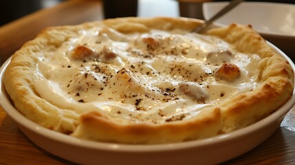 Biscuits and Gravy in a Biscuit Bowl
