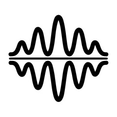 Audio Frequency Waveform: Symmetrical Sound Visualizer