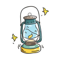 night fishing lantern icon, night fishing lantern vector illustration-simple illustration of night fishing lantern, perfect for night fishing lantern logos and icons