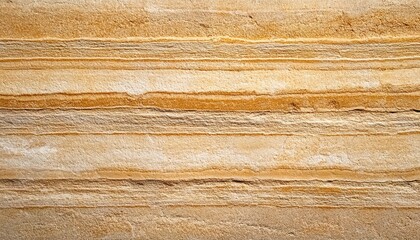 Layered Sandstone Rock Formation