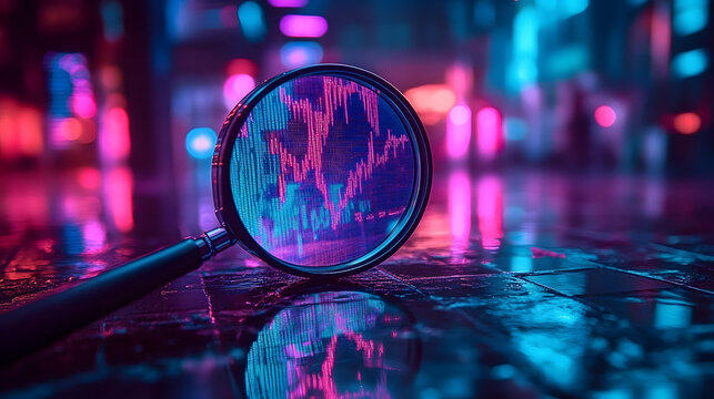 The process of data analysis, search engine optimization (SEO), the use of magnifiers, charts, graphs, and ultraviolet and neon screens is enhanced by AI generative capabilities. - Powered by Adobe