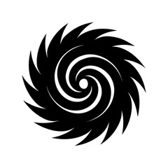 abstract swirl vector art design 