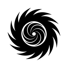 abstract swirl vector art design 