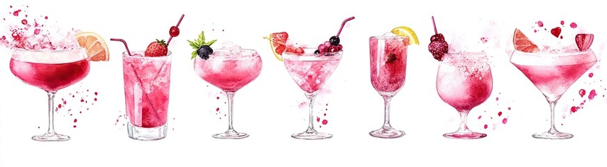 Pink Cocktail Collection